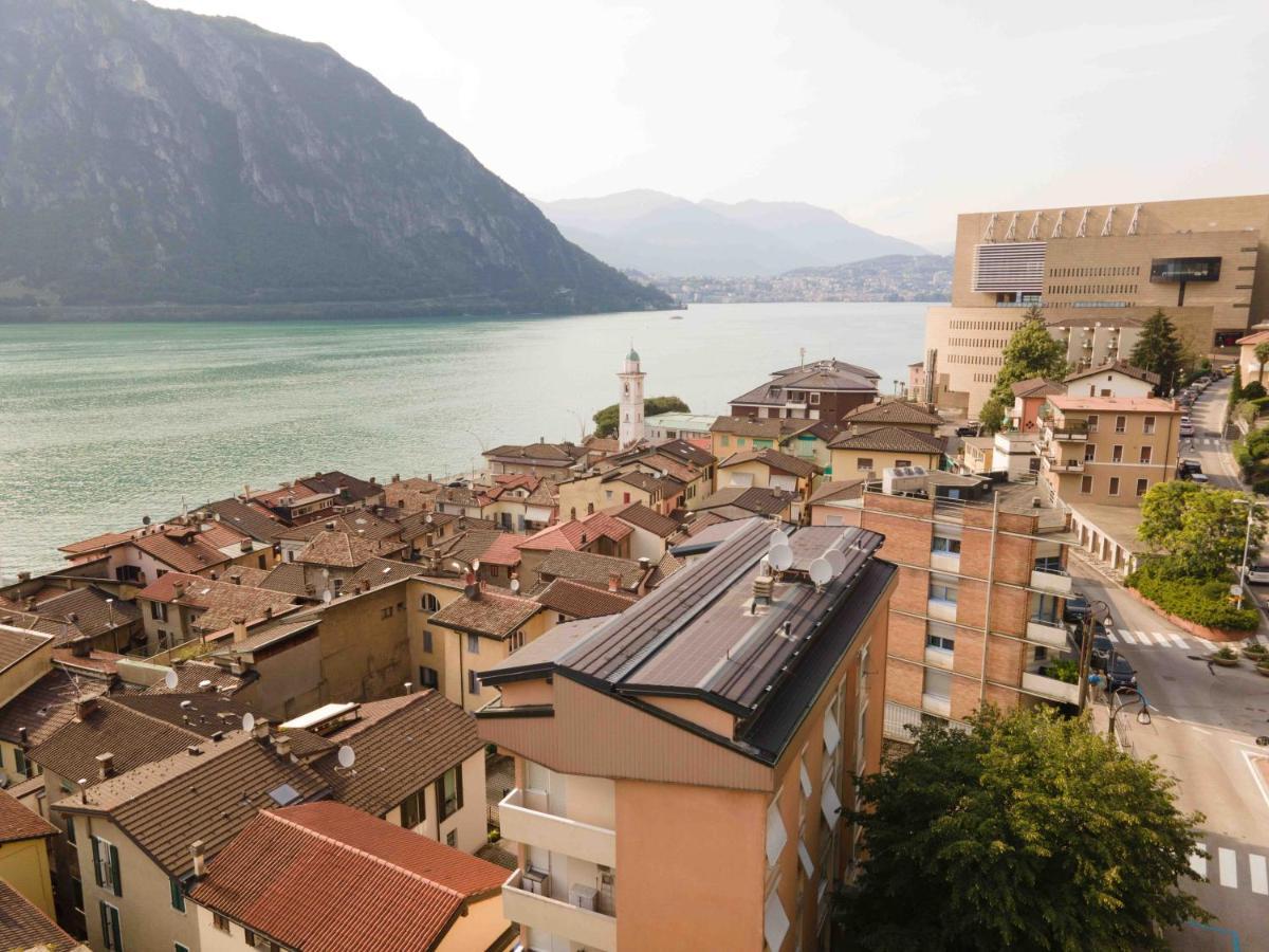 Casa Elea_ Panoramic Attic In City Center Campione dʼItalia Eksteriør billede